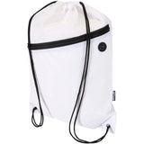 Borsa con coulisse in RPET con tasca frontale con cerniera Oriole - 5L personalizzato con logo - Pubblienne
