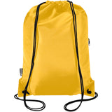 Borsa con coulisse in RPET con tasca frontale con cerniera Oriole - 5L personalizzato con logo - Pubblienne