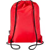 Borsa con coulisse in RPET con tasca frontale con cerniera Oriole - 5L personalizzato con logo - Pubblienne