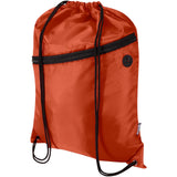 Borsa con coulisse in RPET con tasca frontale con cerniera Oriole - 5L personalizzato con logo - Pubblienne