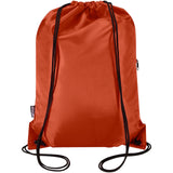 Borsa con coulisse in RPET con tasca frontale con cerniera Oriole - 5L personalizzato con logo - Pubblienne