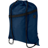 Borsa con coulisse in RPET con tasca frontale con cerniera Oriole - 5L personalizzato con logo - Pubblienne