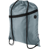 Borsa con coulisse in RPET con tasca frontale con cerniera Oriole - 5L personalizzato con logo - Pubblienne