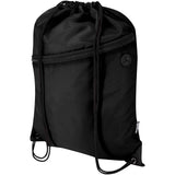 Borsa con coulisse in RPET con tasca frontale con cerniera Oriole - 5L personalizzato con logo - Pubblienne