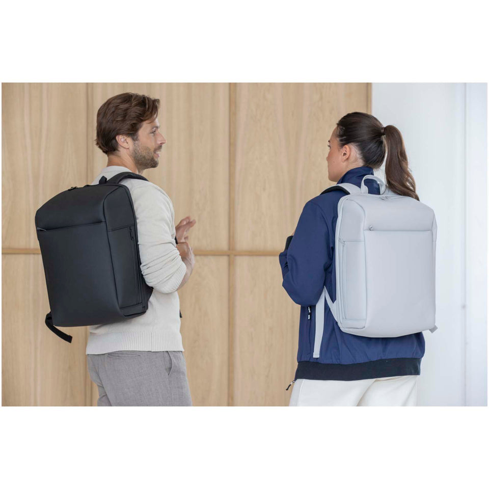 Zaino per laptop da 15" in materiale riciclato GRS SMART - 18L personalizzato con logo - Pubblienne
