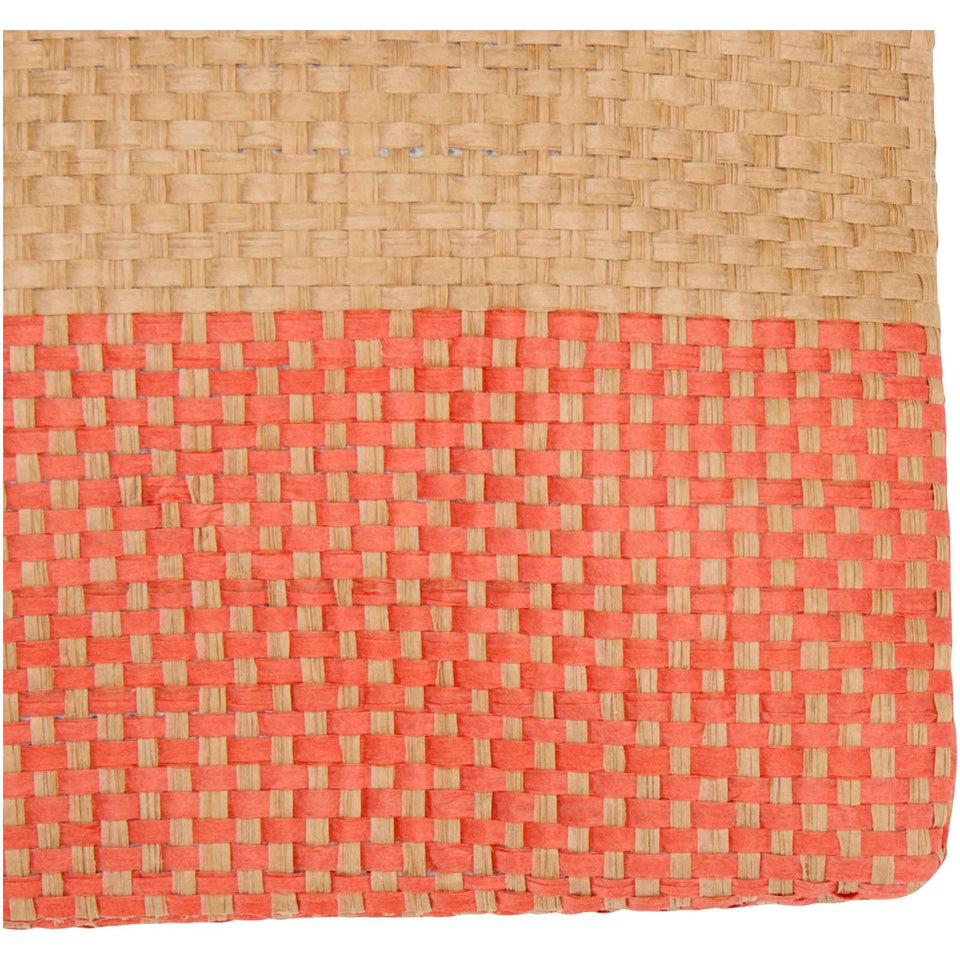Pochette in carta paglia con cerniera Rythm - 3L personalizzato con logo - Pubblienne