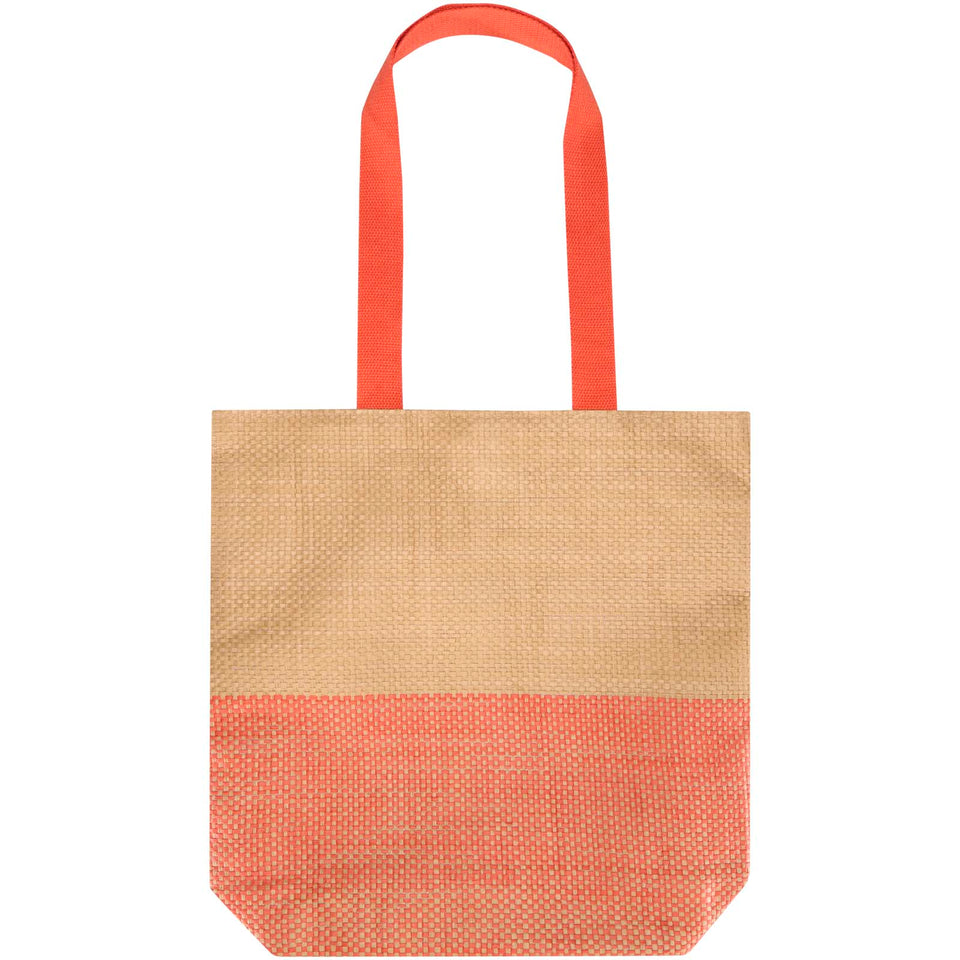 Borsa di carta paglia Rhythm - 10L personalizzato con logo - Pubblienne