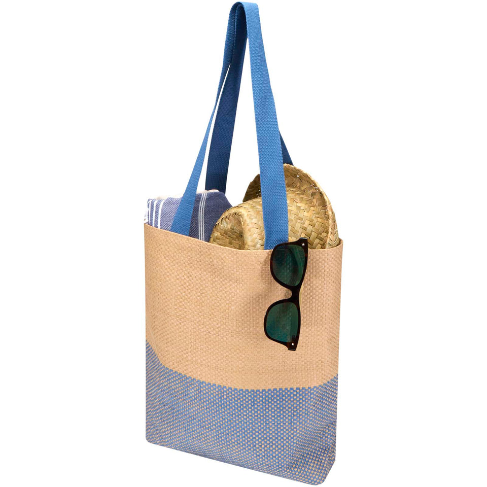 Borsa di carta paglia Rhythm - 10L personalizzato con logo - Pubblienne