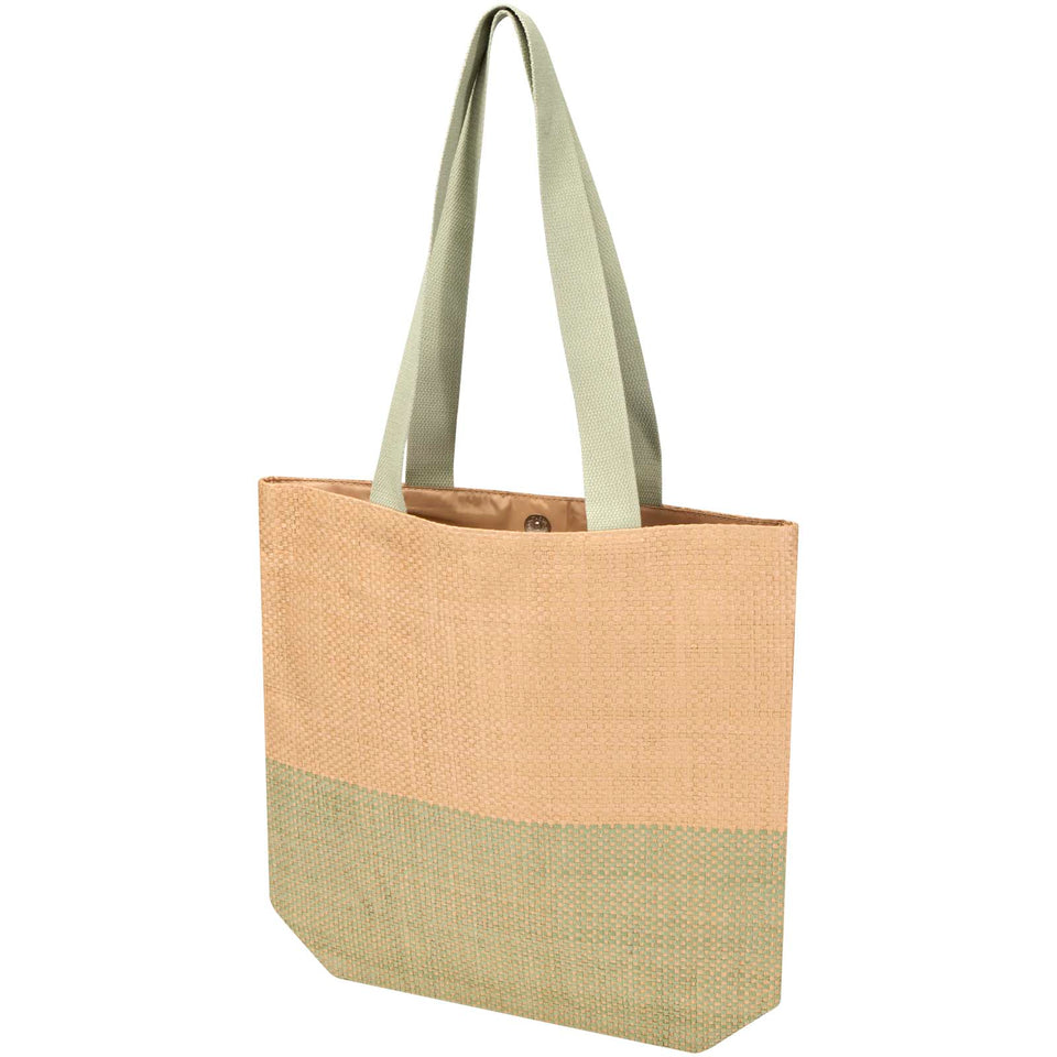Borsa di carta paglia Rhythm - 10L personalizzato con logo - Pubblienne