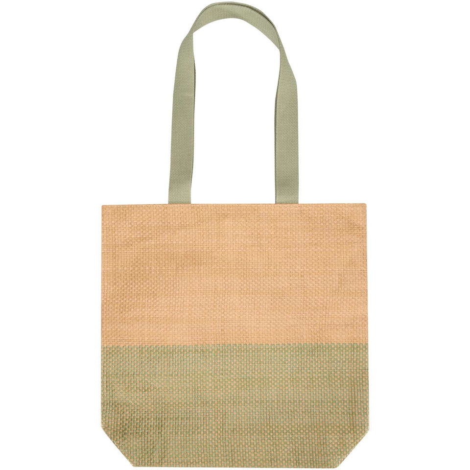 Borsa di carta paglia Rhythm - 10L personalizzato con logo - Pubblienne