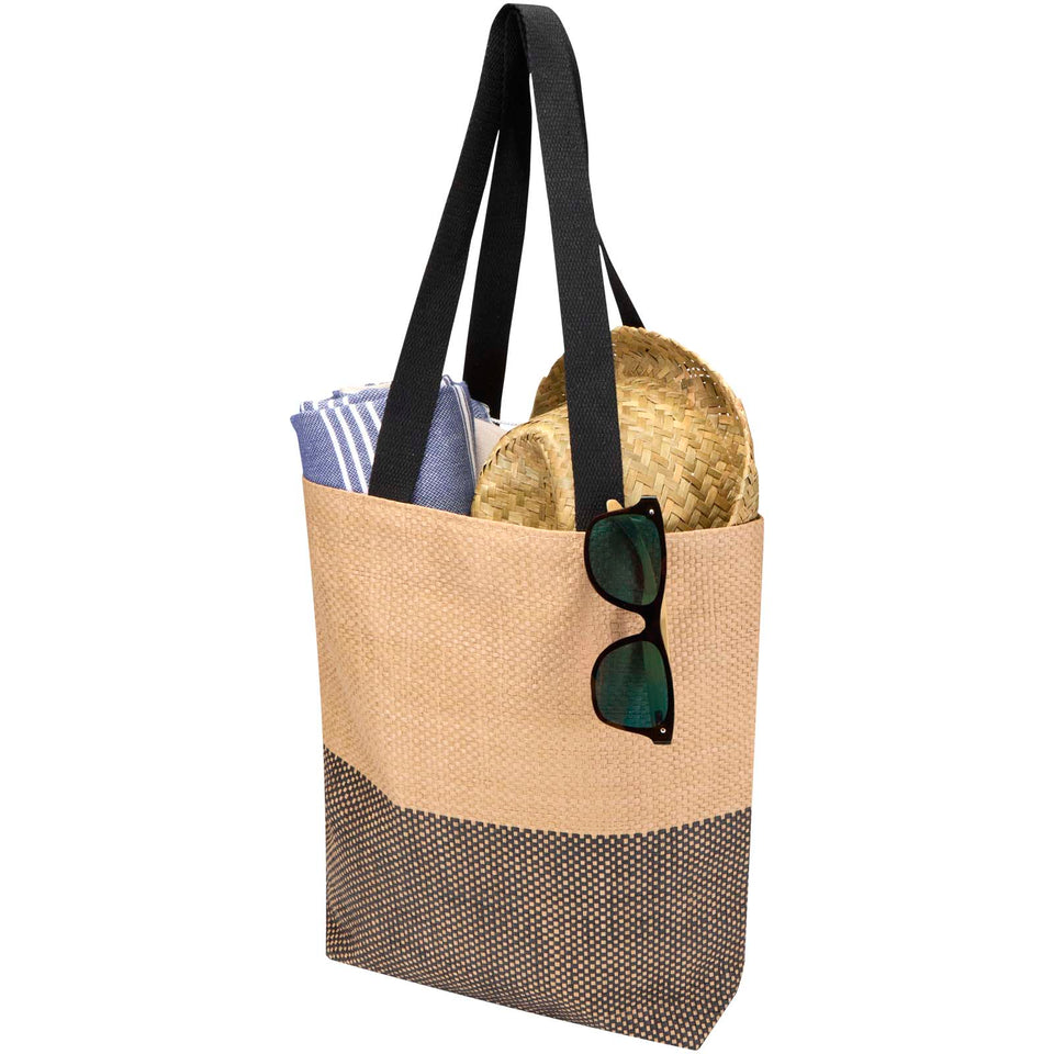 Borsa di carta paglia Rhythm - 10L personalizzato con logo - Pubblienne