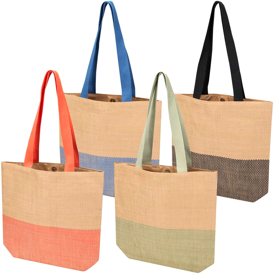 Borsa di carta paglia Rhythm - 10L personalizzato con logo - Pubblienne