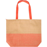 Borsa tote grande in carta paglia con cerniera Rhythm - 21L personalizzato con logo - Pubblienne