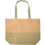 Borsa tote grande in carta paglia con cerniera Rhythm - 21L personalizzato con logo - Pubblienne