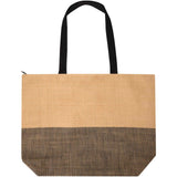 Borsa tote grande in carta paglia con cerniera Rhythm - 21L personalizzato con logo - Pubblienne