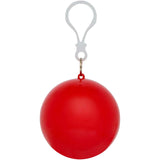Poncho in contenitore rotondo di plastica con moschettone Fog personalizzato con logo - Pubblienne