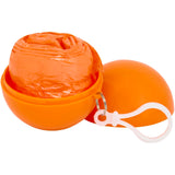Poncho in contenitore rotondo di plastica con moschettone Fog personalizzato con logo - Pubblienne
