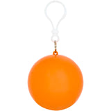 Poncho in contenitore rotondo di plastica con moschettone Fog personalizzato con logo - Pubblienne
