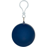 Poncho in contenitore rotondo di plastica con moschettone Fog personalizzato con logo - Pubblienne