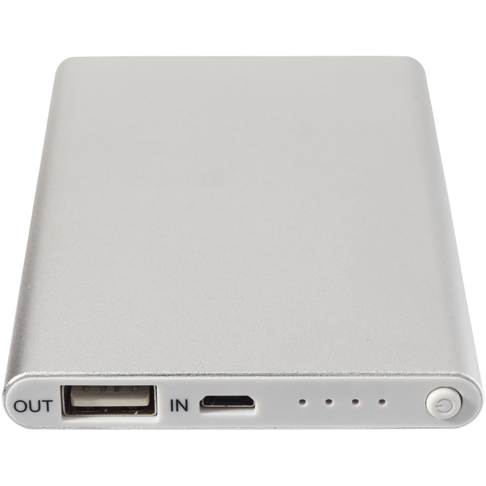 Power bank Pep da 4000 mAh personalizzato con logo - Pubblienne