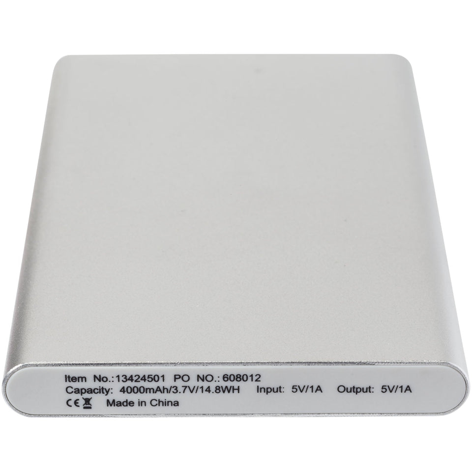 Power bank Pep da 4000 mAh personalizzato con logo - Pubblienne