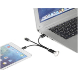 Cavo di ricarica 3 in 1 Metal con clip personalizzato con logo - Pubblienne