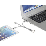 Cavo di ricarica 3 in 1 Metal con clip personalizzato con logo - Pubblienne