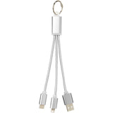 Cavo di ricarica 3 in 1 Metal con clip personalizzato con logo - Pubblienne
