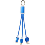 Cavo di ricarica 3 in 1 Metal con clip personalizzato con logo - Pubblienne