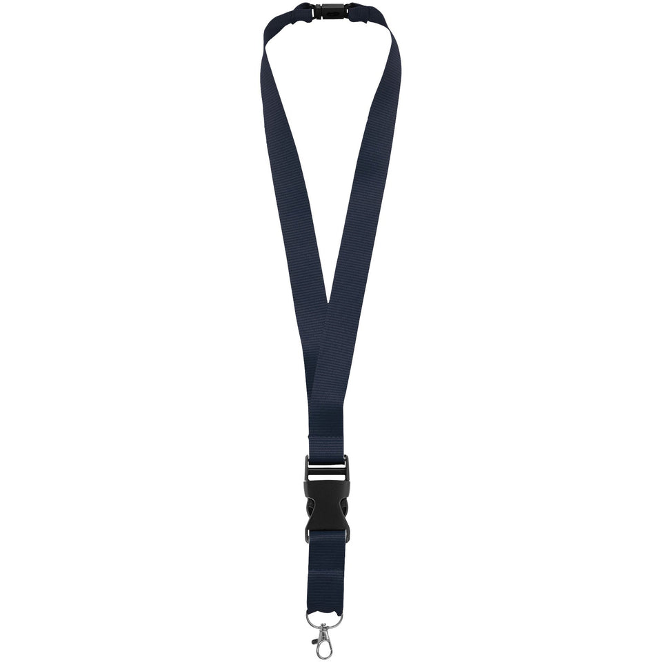 Lanyard Yogi con fibbia staccabile e sgancio di sicurezza personalizzato con logo - Pubblienne