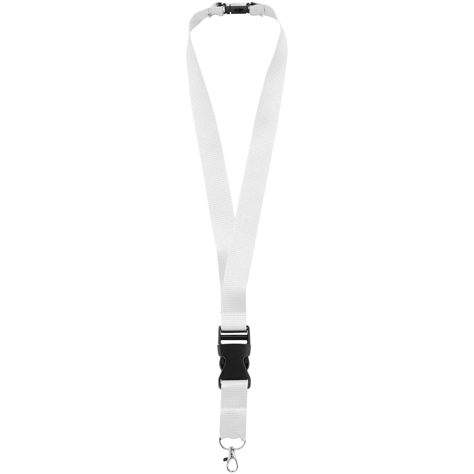 Lanyard Yogi con fibbia staccabile e sgancio di sicurezza personalizzato con logo - Pubblienne
