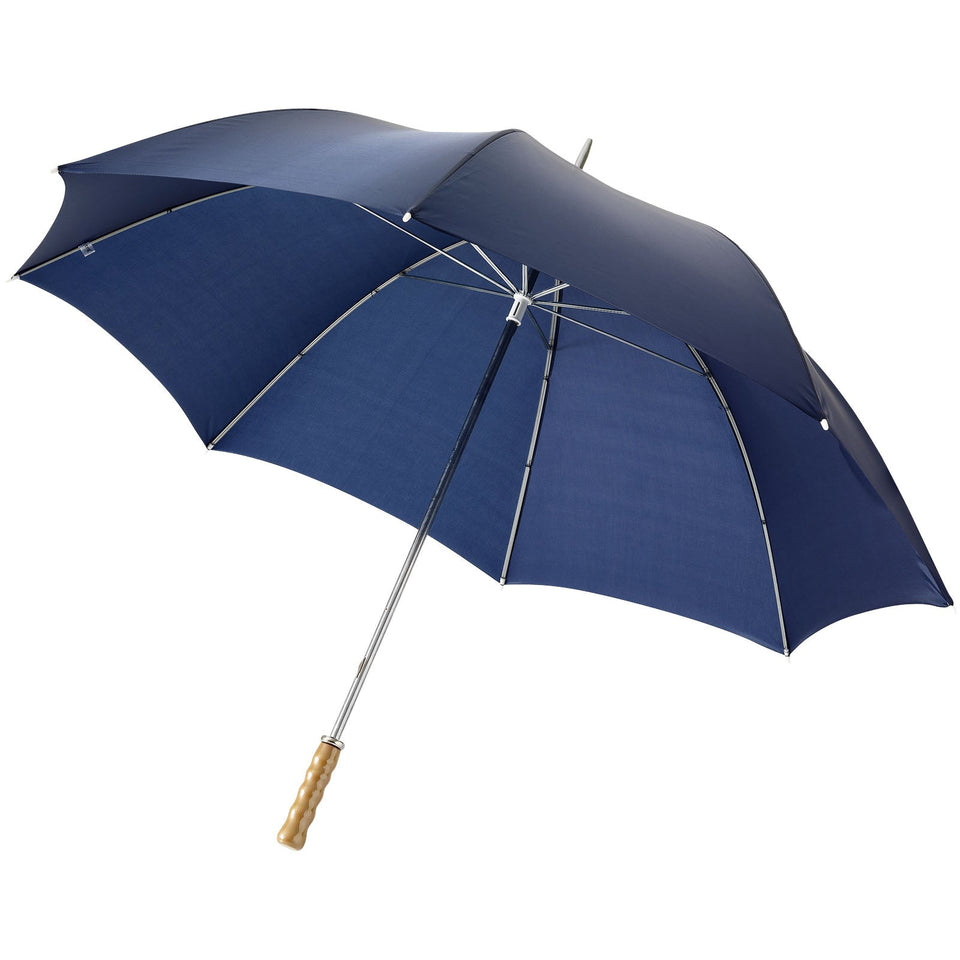 Ombrello golf Karl da 30'' con manico in legno personalizzato con logo - Pubblienne