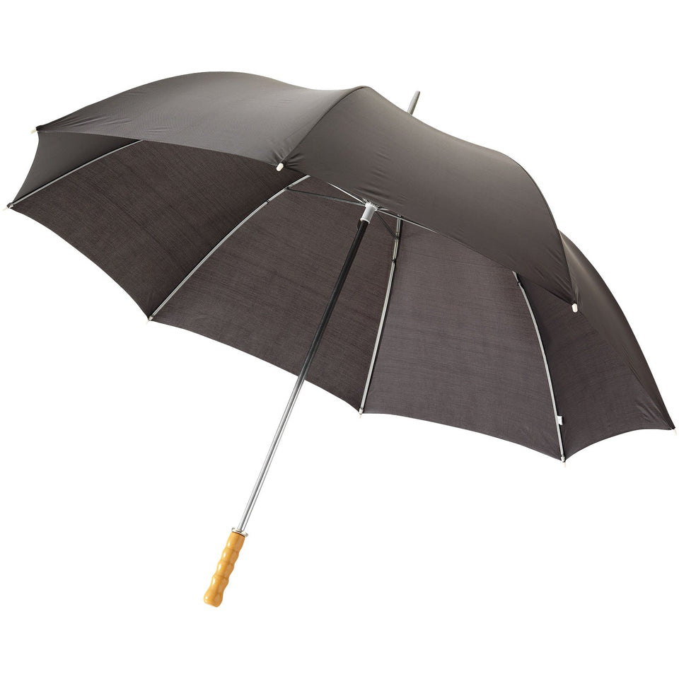 Ombrello golf Karl da 30'' con manico in legno personalizzato con logo - Pubblienne