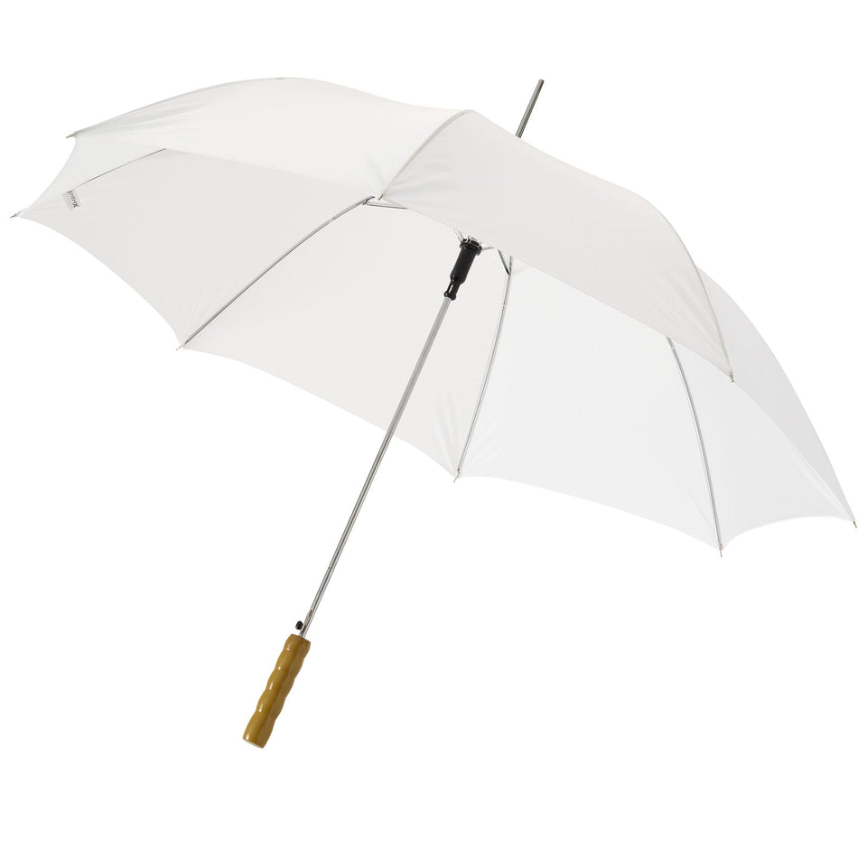 Ombrello Lisa da 23'' con apertura automatica e manico in legno personalizzato con logo - Pubblienne