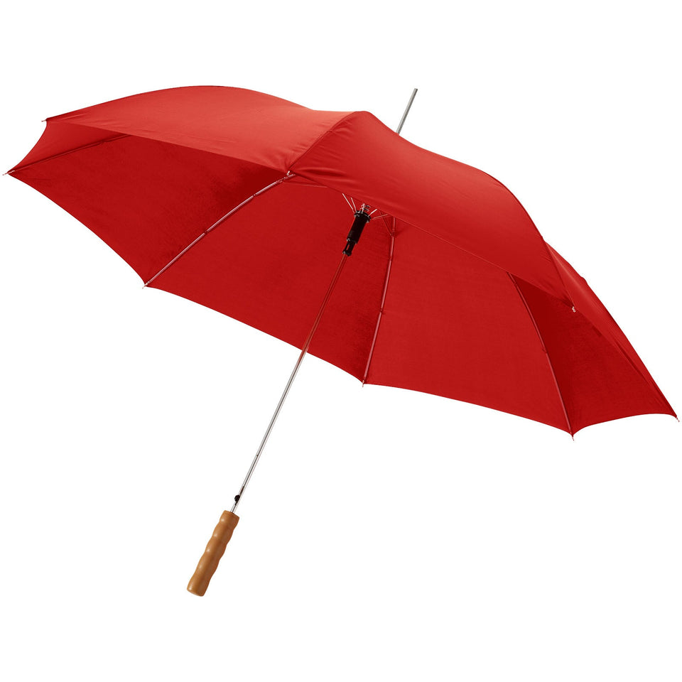 Ombrello Lisa da 23'' con apertura automatica e manico in legno personalizzato con logo - Pubblienne