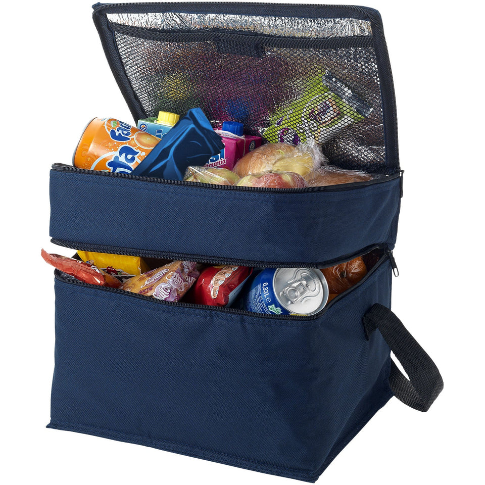 Borsa termica a 2 scomparti Oslo - 13L personalizzato con logo - Pubblienne