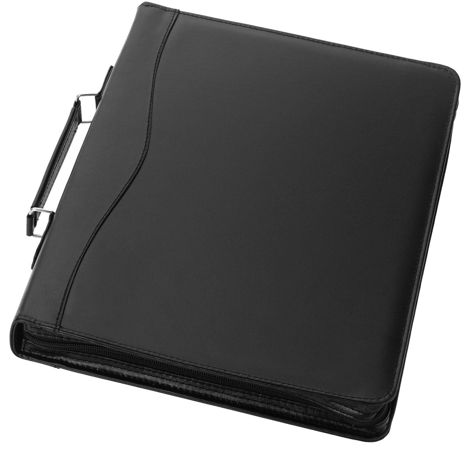 Portadocumenti a valigetta A4 Ebony personalizzato con logo - Pubblienne