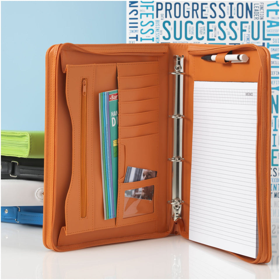 Portadocumenti a valigetta A4 Ebony personalizzato con logo - Pubblienne
