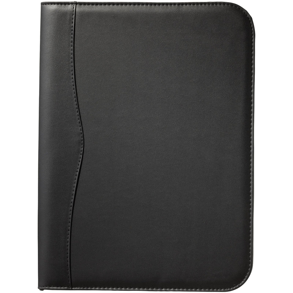 Portadocumenti A4 con cerniera Ebony personalizzato con logo - Pubblienne