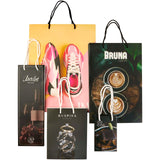 Box campionatura sacchetti assortiti di carta integra realizzati a mano personalizzato con logo - Pubblienne