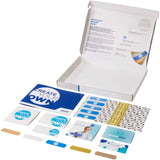 Box campionatura con cerotti assortiti personalizzato con logo - Pubblienne
