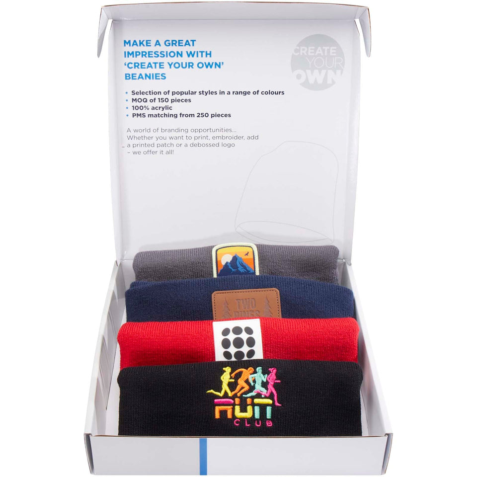Confezione di berretti assortiti personalizzato con logo - Pubblienne