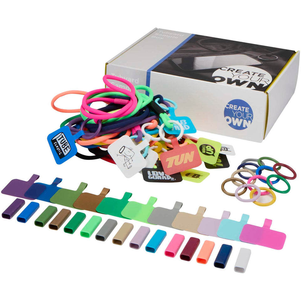 Sample box lanyard Tubyard personalizzato con logo - Pubblienne