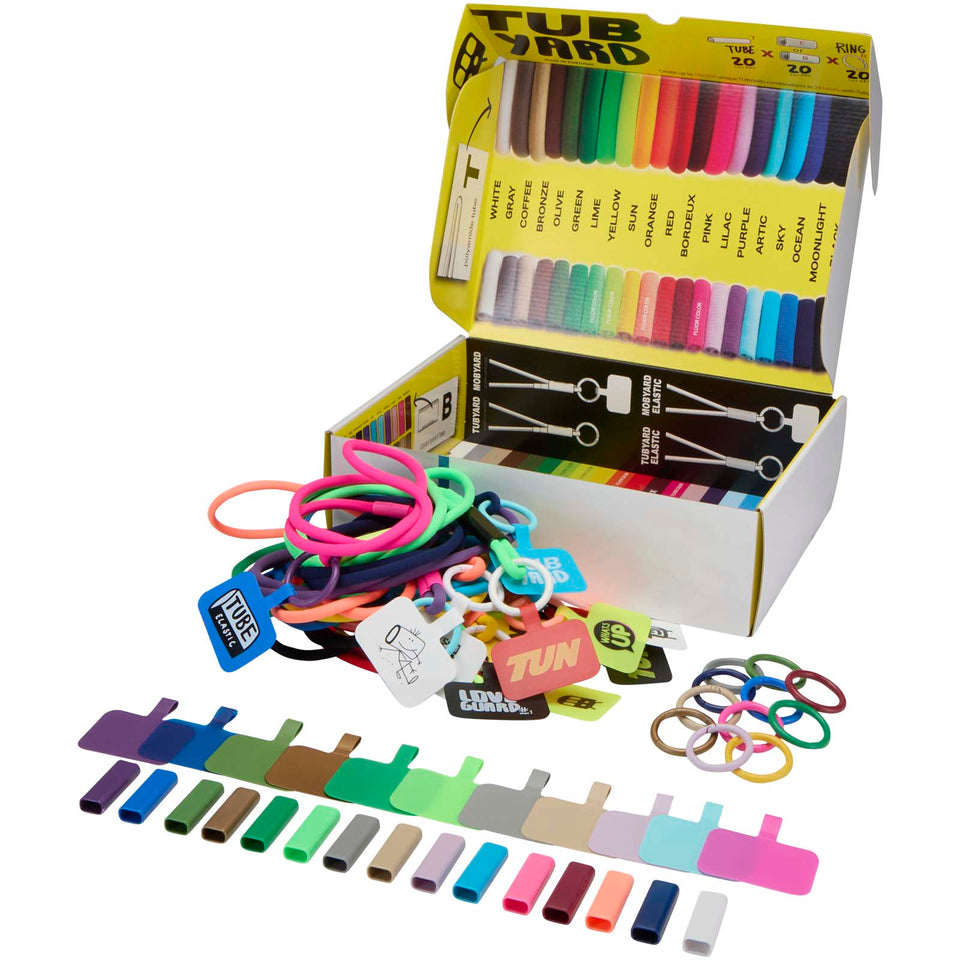 Sample box lanyard Tubyard personalizzato con logo - Pubblienne