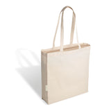 1035 Lorena - Borsa Shopping In Canvas Natural Dimensioni: cm 38x42x10 personalizzato con logo - Pubblienne