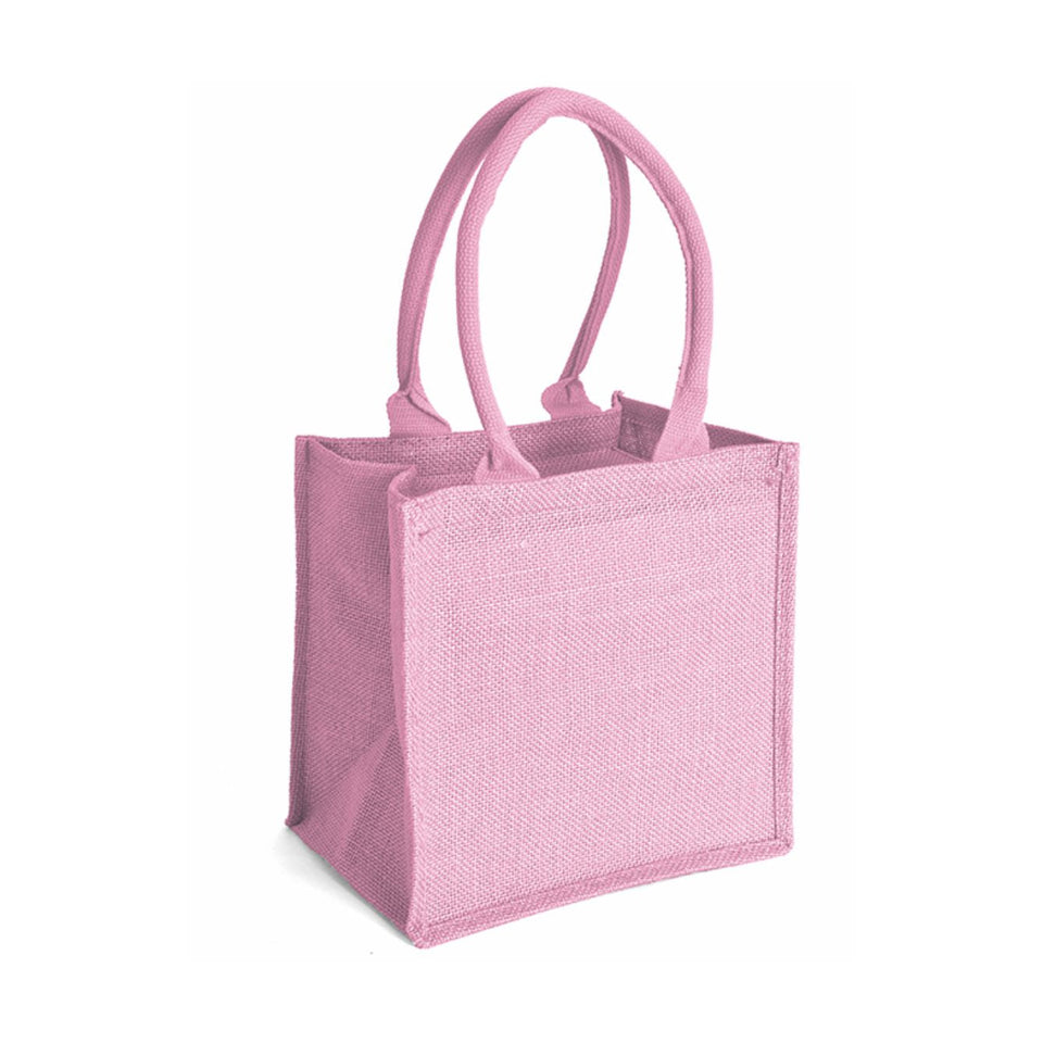1043 Gelso - Borsa Mare In Juta Dimensioni: cm 24x24x17 personalizzato con logo - Pubblienne