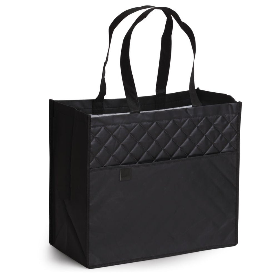 1049 Deluxe - Borsa Shopping Deluxe Tnt Dimensioni cm. 38x32,5x20 personalizzato con logo - Pubblienne