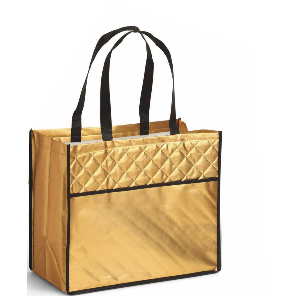 1049 Deluxe - Borsa Shopping Deluxe Tnt Dimensioni cm. 38x32,5x20 personalizzato con logo - Pubblienne