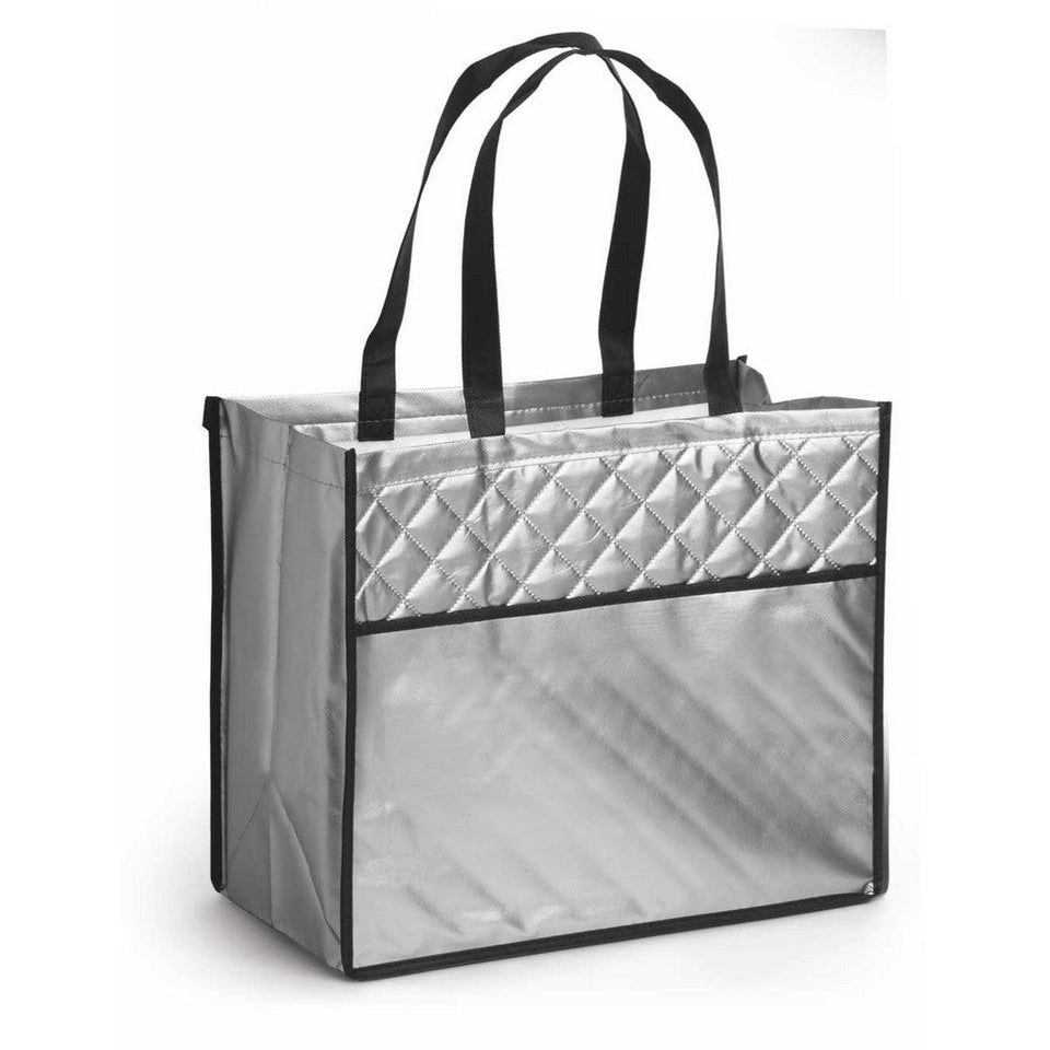 1049 Deluxe - Borsa Shopping Deluxe Tnt Dimensioni cm. 38x32,5x20 personalizzato con logo - Pubblienne