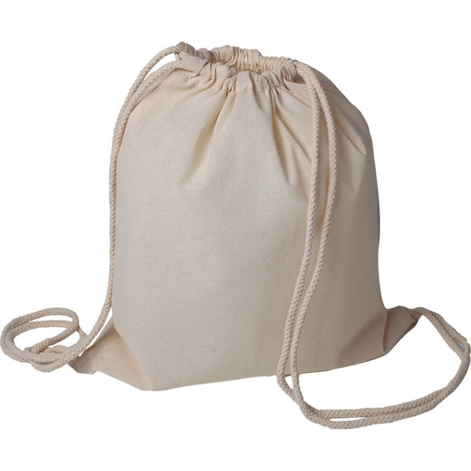 1080 Bolsa Natural - Zaino a sacca in cotone 130gr. personalizzato con logo - Pubblienne